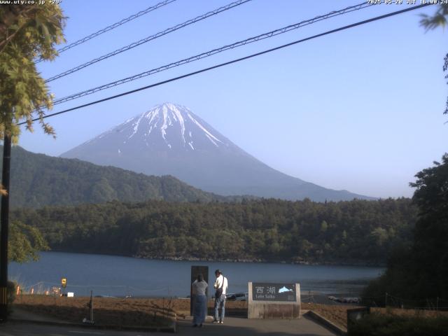 西湖からの富士山