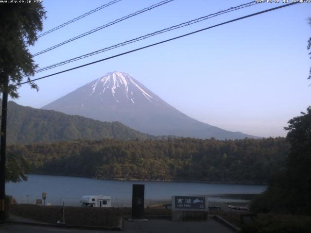 西湖からの富士山