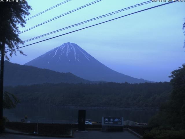 西湖からの富士山