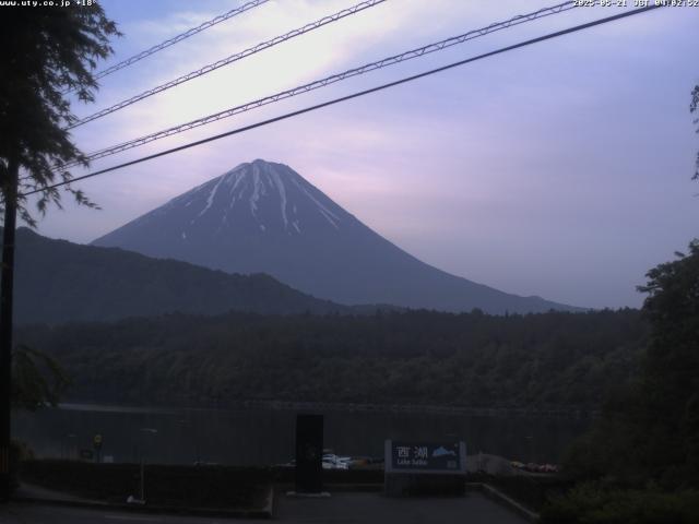 西湖からの富士山