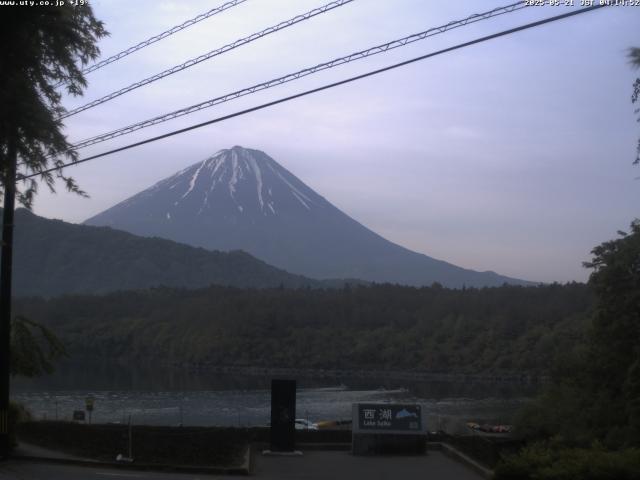 西湖からの富士山
