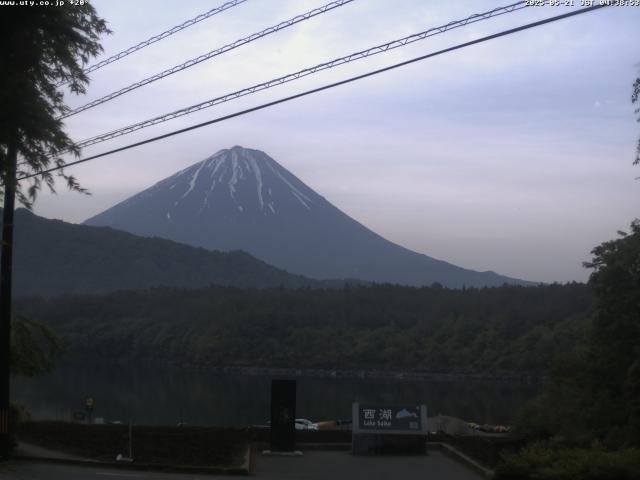 西湖からの富士山