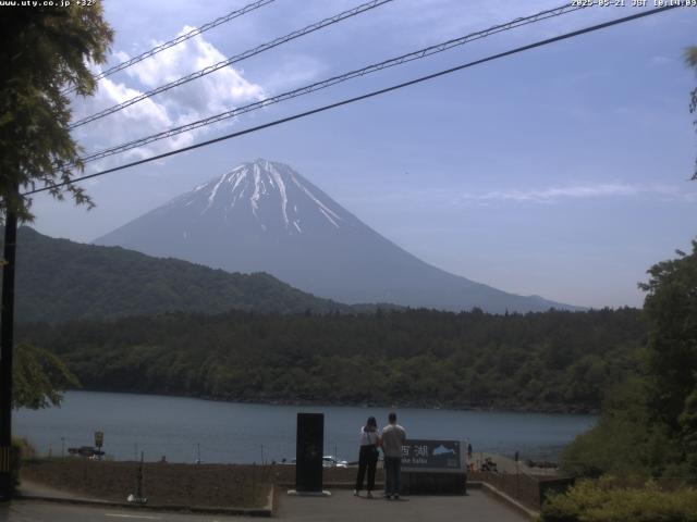 西湖からの富士山