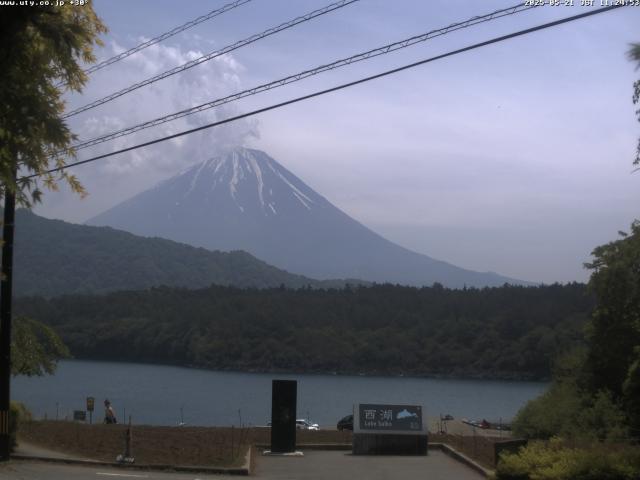 西湖からの富士山