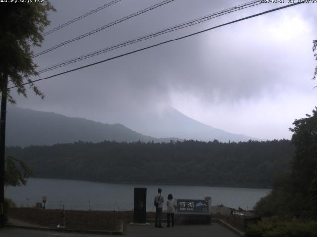 西湖からの富士山