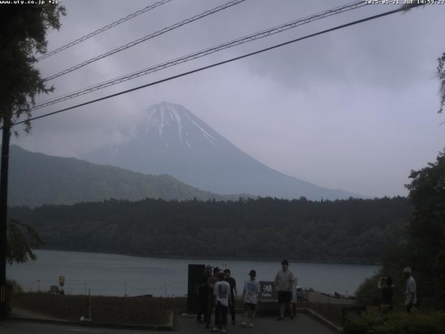 西湖からの富士山