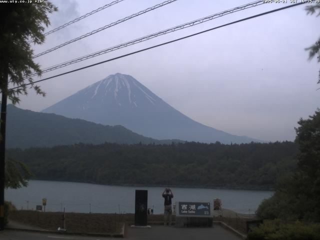 西湖からの富士山