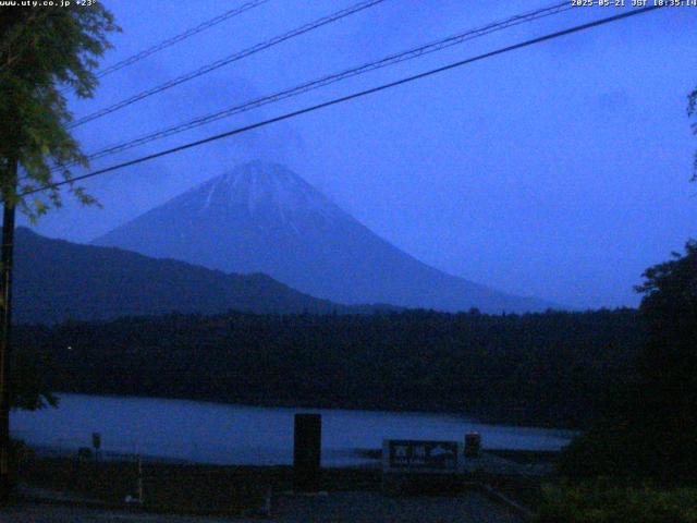 西湖からの富士山