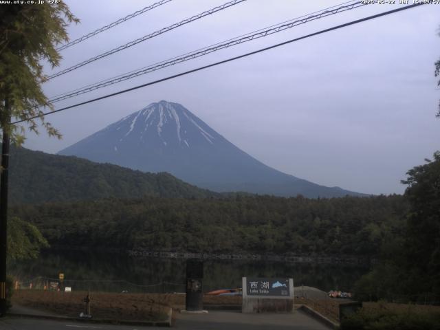 西湖からの富士山