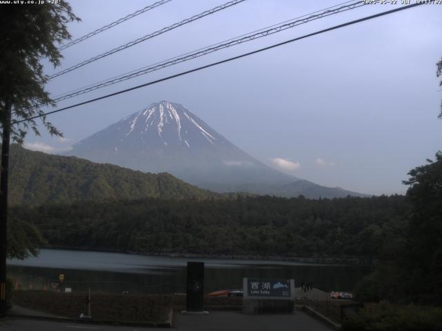 西湖からの富士山