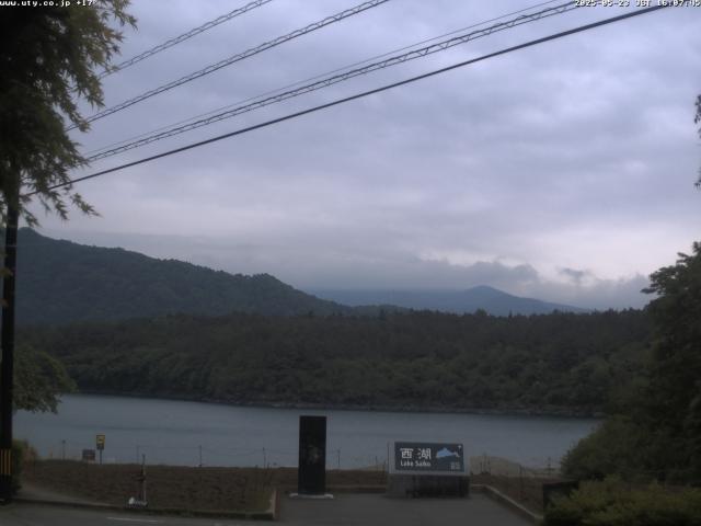 西湖からの富士山