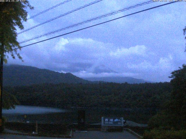 西湖からの富士山