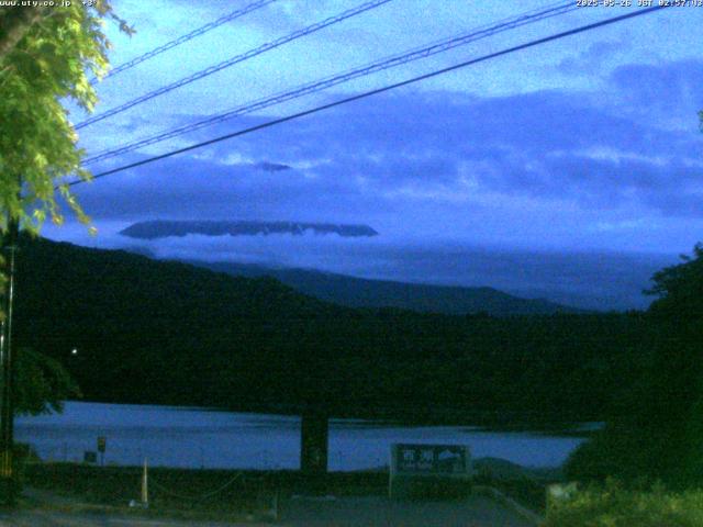 西湖からの富士山