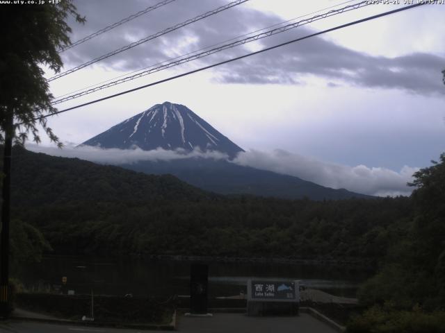 西湖からの富士山