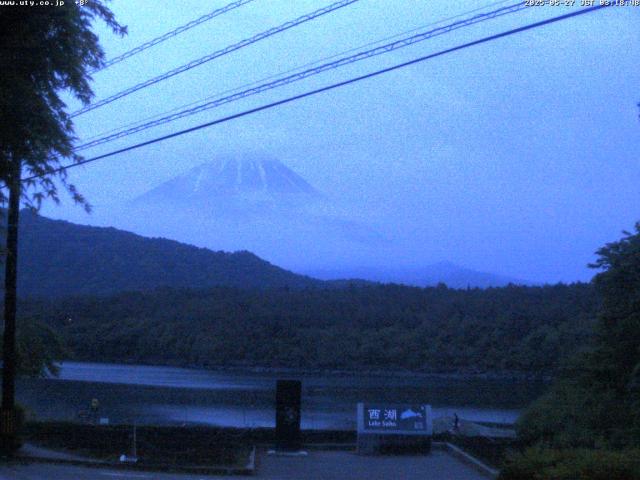 西湖からの富士山