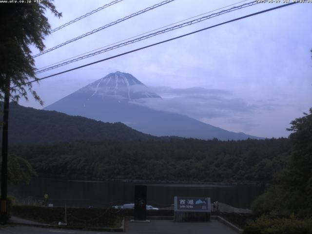 西湖からの富士山