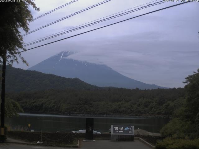 西湖からの富士山