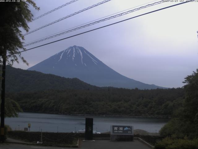 西湖からの富士山