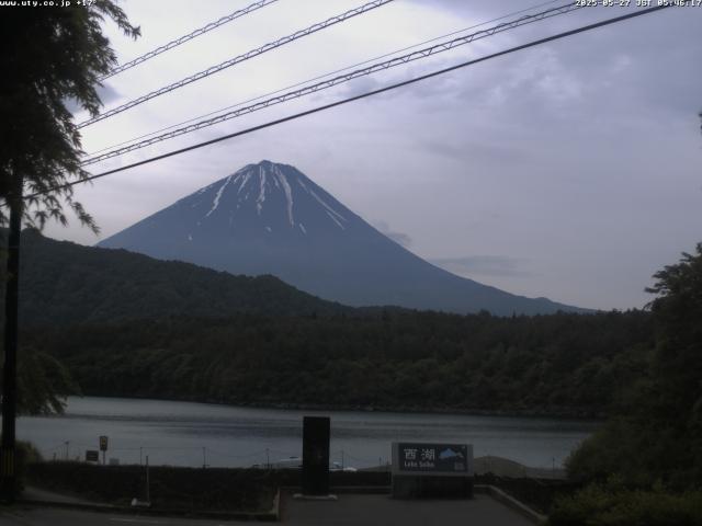 西湖からの富士山