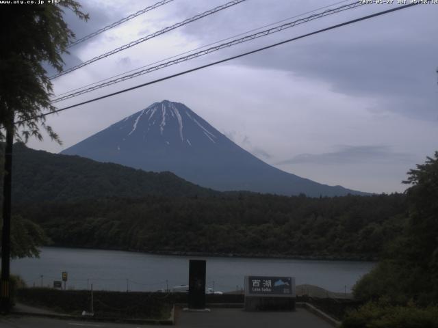 西湖からの富士山