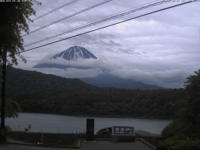 西湖からの富士山
