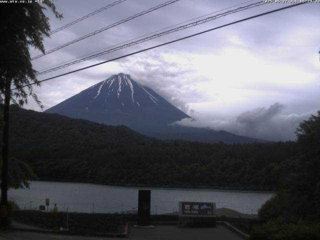 西湖からの富士山
