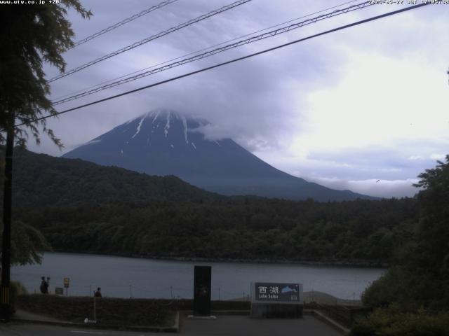 西湖からの富士山