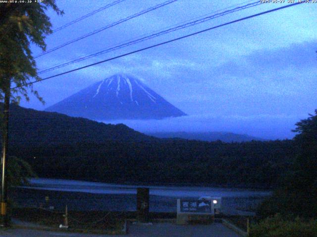 西湖からの富士山