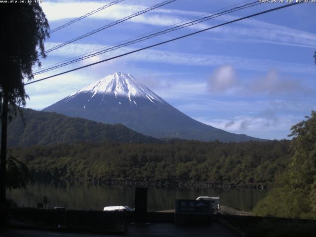 西湖からの富士山