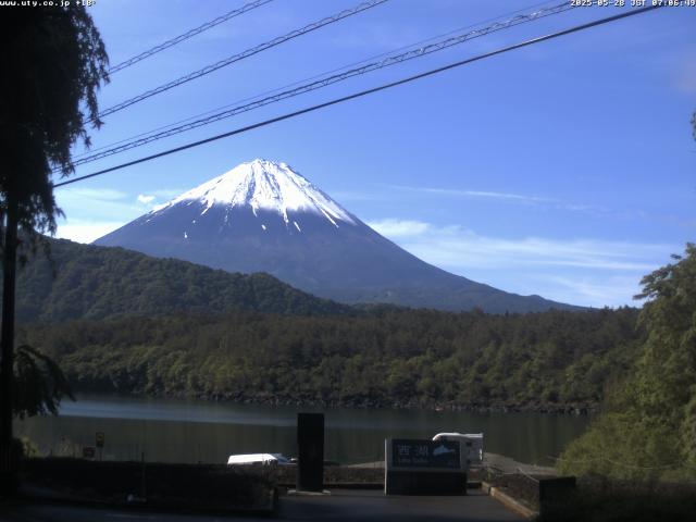 西湖からの富士山