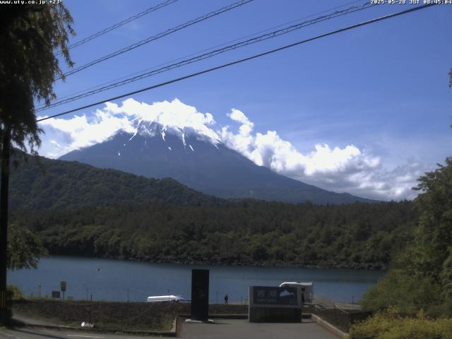 西湖からの富士山