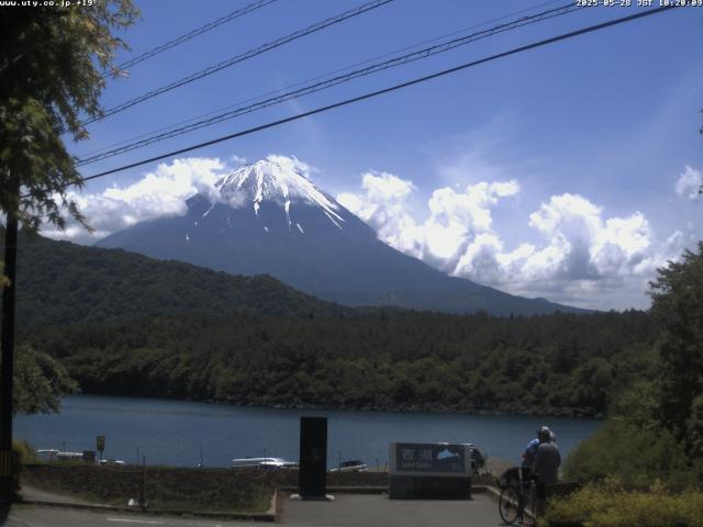 西湖からの富士山