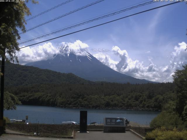 西湖からの富士山