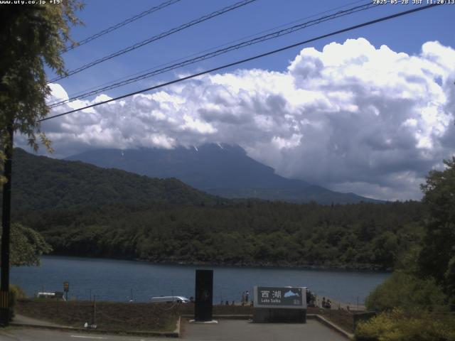 西湖からの富士山