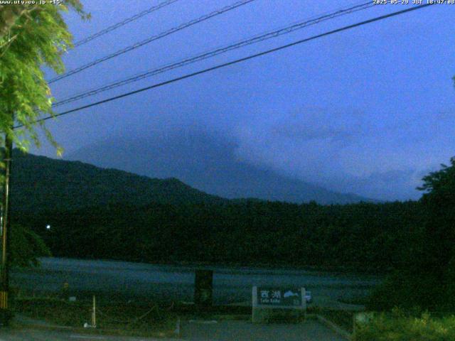 西湖からの富士山