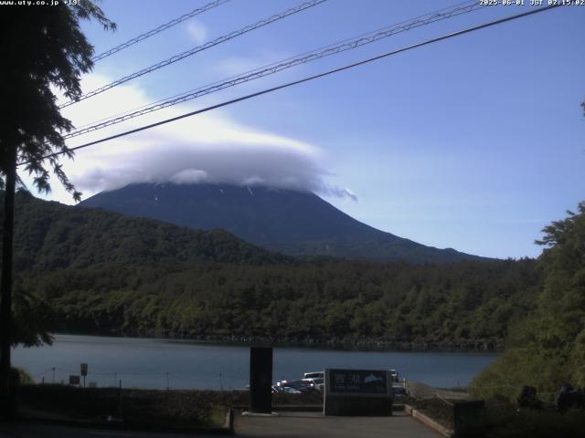 西湖からの富士山