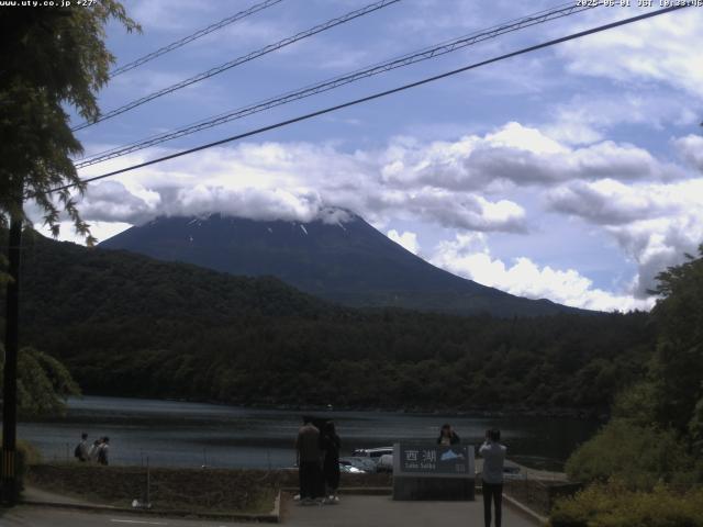 西湖からの富士山