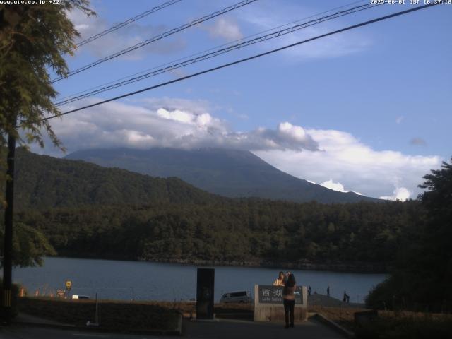 西湖からの富士山