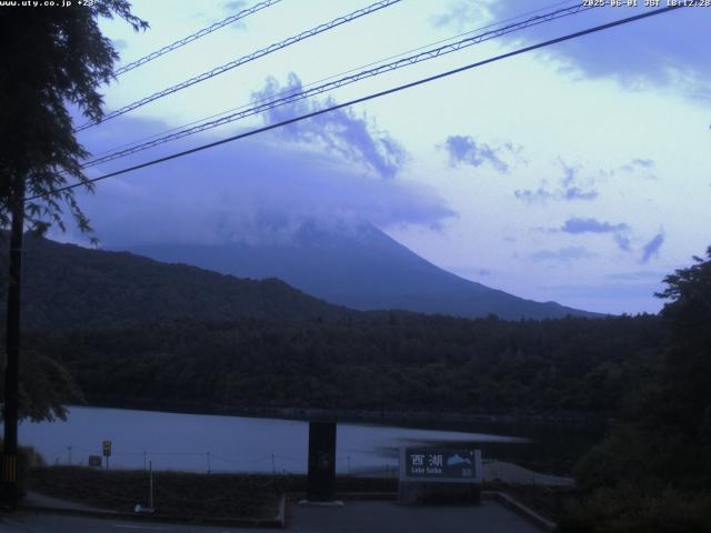 西湖からの富士山