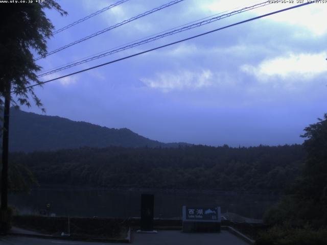 西湖からの富士山