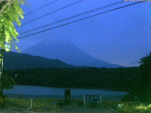 西湖からの富士山