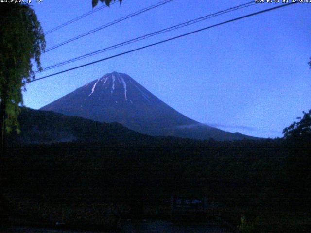 西湖からの富士山