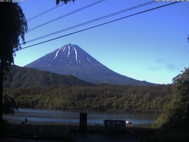 西湖からの富士山