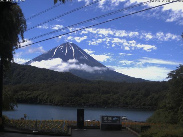西湖からの富士山