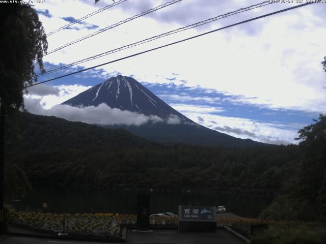 西湖からの富士山