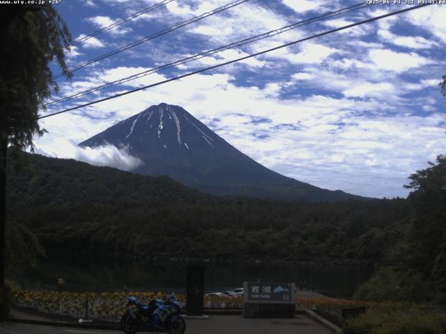 西湖からの富士山