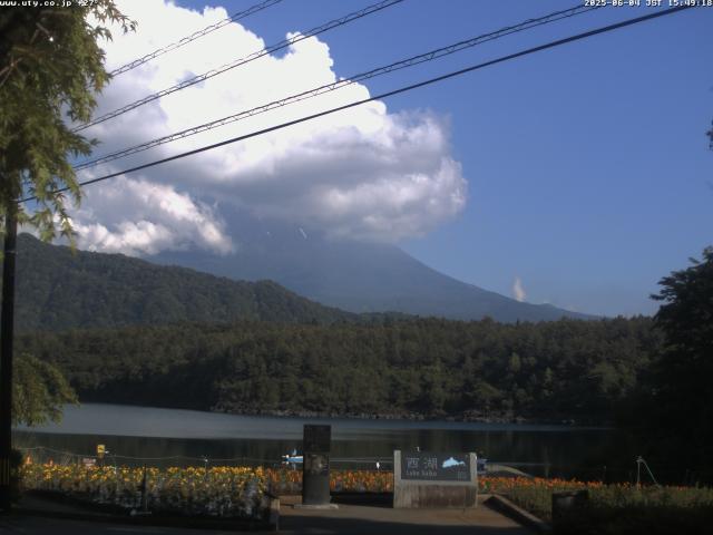 西湖からの富士山
