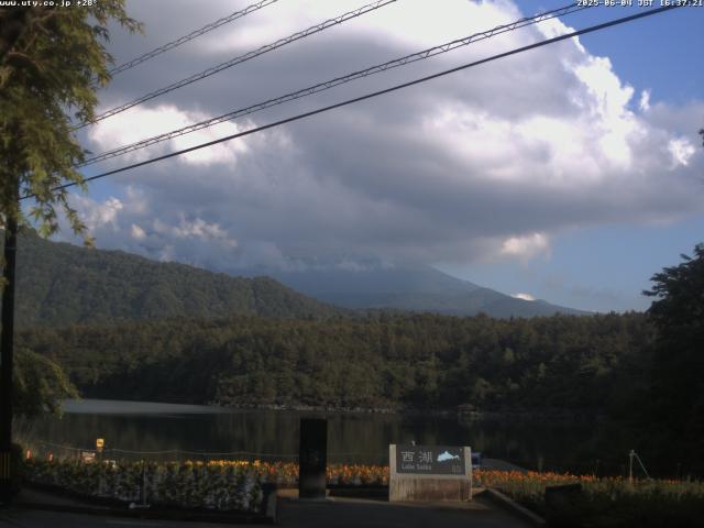西湖からの富士山