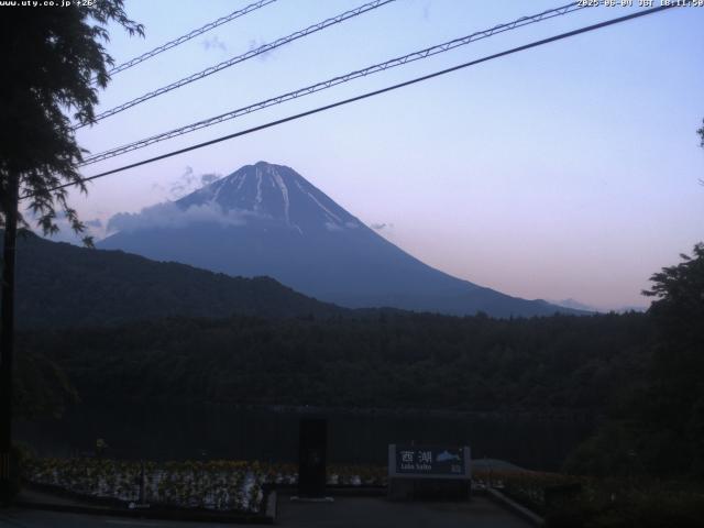 西湖からの富士山