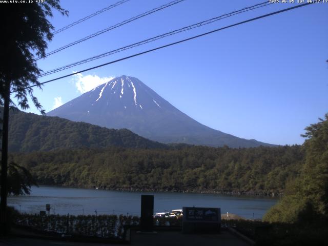 西湖からの富士山